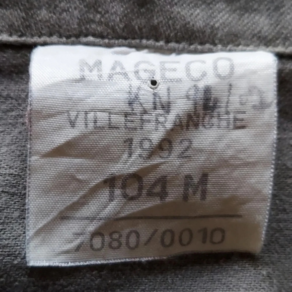 Vintage French Military Mageco Villefranche 1992 Field Utility Jacket Ol… - Picture 8 of 14